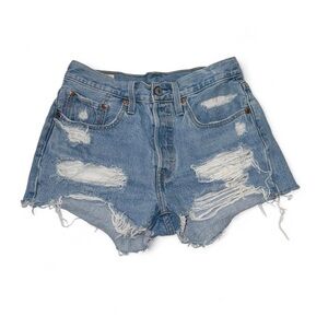 Levi's Distressed Jean Shorts